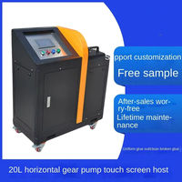 Machine à colle thermofusible horizontale 20L avec pompe à engrenages et écran tactile pour l'assemblage alimentaire - Équipement mécanique
