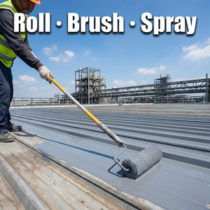 Revestimiento protector elástico, impermeable, resistente a la intemperie, a la corrosión y a los rayos UV para techos de acero galvanizado corrugado. - Product Image 4