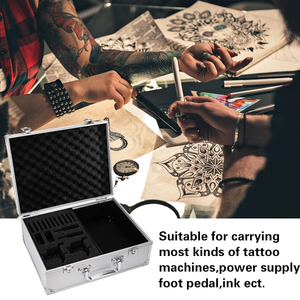 Estuche de Transporte Organizador de Aluminio para Equipo de Tatuaje - Product Image 2