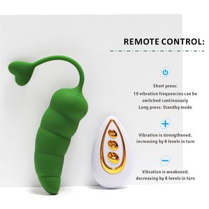 YPM Chili vibrador poder fuerte Juguetes sexuales de silicona Masturbación g-spot rojo verde Juguetes sexuales para mujeres - Product Image 2