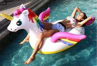 INTEX 57561 anneau de natation gonflable thème licorne pour enfants et adultes