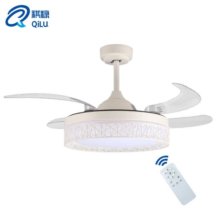 Modern Designer Decorative Retractable Chandelier Bedroom Fancy Ceiling Light Vintage Led Ceiling Fans With Remote Control