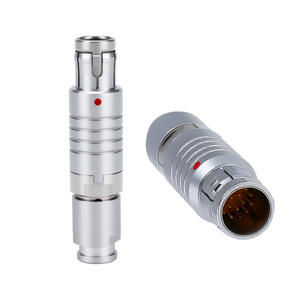 ขั้วต่อแบบกด-ดึงคุณภาพสูง ซีรีส์ C ขายตรงจากโรงงาน ปลั๊กตรง ขั้วต่อแบบกด-ดึงทรงกลม ล็อคอัตโนมัติ - Product Image 1