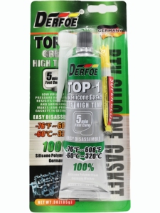 Mastic silicone RTV <span class=keywords><strong>haute</strong></span> <span class=keywords><strong>température</strong></span> TOP-1 <span class=keywords><strong>à</strong></span> durcissement rapide, adhésif neutre pour joints de carter moteur et couvercles de soupapes automobiles - Product Image 2