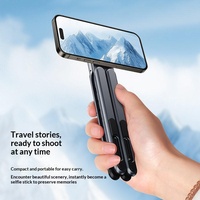 Support magnétique pliable 3-en-1 universel en alliage d'aluminium pour tablette, téléphone portable et ordinateur portable – Vente chaude transfrontalière