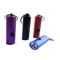 Mini lampe de poche porte-clés LED-Torche en aluminium super brillante pour l'extérieur et les urgences