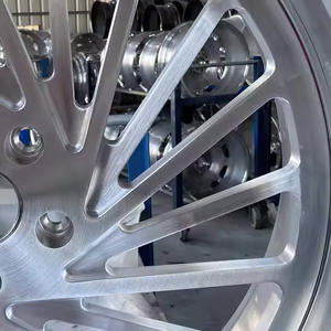 Roda tempa baru H gaya aluminium Aloi roda dalam desain piring Polandia krom disikat roda tempa kustom - Product Image 4