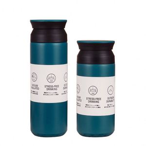 Japanese Style Matte Stainless Steel Vacuum Water Double Wall <b>Small</b> Mouth Flask Portable Office Travel Insulated <b>Bottle</b> - Product Image 4