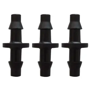 Microgoteo de riego para jardín, accesorios de tubería, Conector de tubo de púas doble para manguera de PVC de 4/7MM, gran oferta