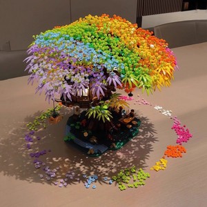 <span class=keywords><strong>Jouet</strong></span> éducatif en blocs de construction en plastique, micro-particules, fleurs de cerisier, maison dans les arbres, pour filles de 14 ans et plus, vente en gros, cadeau - Product Image 2