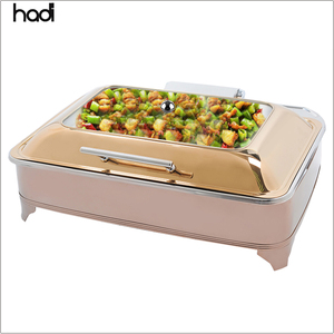 HADI 9 litres <span class=keywords><strong>en</strong></span> acier inoxydable <span class=keywords><strong>Pyrex</strong></span> verre chauffe-<span class=keywords><strong>plat</strong></span> hydraulique électrique Induction chauffe-aliments équipement de cuisine usage hôtelier - Product Image 5