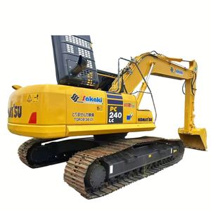 Excavatrice Komatsu PC240 d'origine japonaise, d'occasion, 24 tonnes, en bon état, excavatrice hydraulique sur chenilles, vente chaude pour la construction - Product Image 1