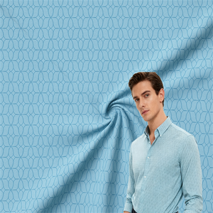 Hiệu Suất Cao 76% Nylon 24% Spandex Golf Áo Sơ Mi Vải Nhanh Chóng Làm Khô Mens Áo Sơ Mi Vải Giản Dị Áo Sơ Mi Vải - Product Image 1