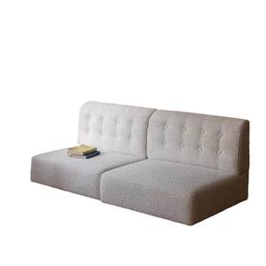 As Is Well Known Single Fabric <b>Sofa</b> Chair Tufted Design For Living Room And Small Apartment - Product Image 5