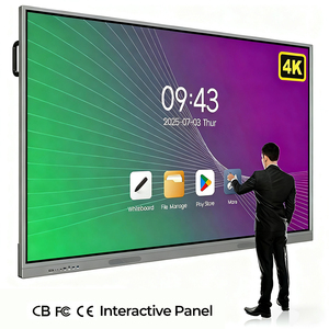 บอร์ดอัจฉริยะหน้าจอแสดงผลระดับมืออาชีพความละเอียดสูงระดับอัลตร้า HD 4K เพิ่มฟังก์ชันการทำงานกระดานไวท์บอร์ดดิจิตอลสำหรับโรงเรียน - Product Image 3