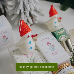 Acogedora decoración de vacaciones Linda vela de Navidad de Papá Noel <span class=keywords><strong>Spa</strong></span> y fragancia Idea de regalo Navidenas Coffret Cadeau - Product Image 2