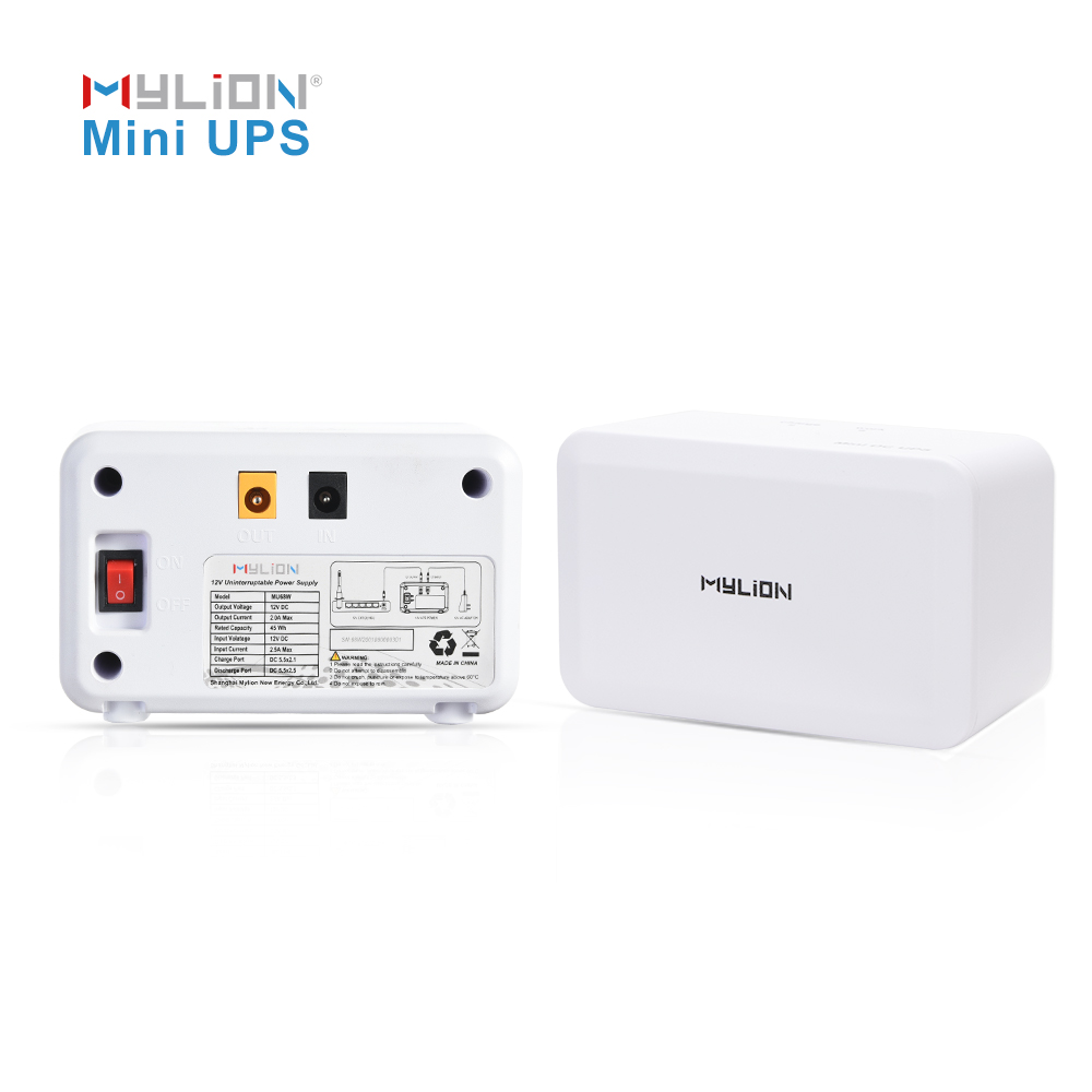 12V 2A 3A 12000 Mini UPS блок питания бесперебойного питания 12V DC выходное зарядное устройство для Wifi маршрутизатора
