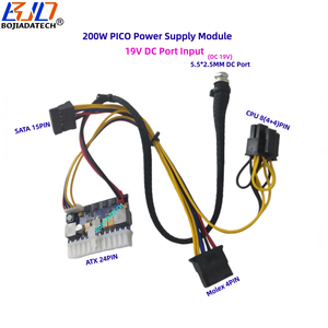 Module d'alimentation <span class=keywords><strong>Pico</strong></span> <span class=keywords><strong>PSU</strong></span> ATX 200W de sortie d'usine avec entrée 19V et port CC 5.5*2.5MM pour boîtier d'ordinateur <span class=keywords><strong>Mini</strong></span> <span class=keywords><strong>ITX</strong></span> - Product Image 1
