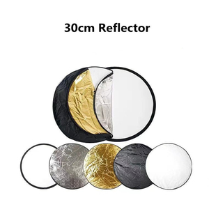 Réflecteur transparent, 5 en 1, 80cm, or, argent, blanc, <span class=keywords><strong>noir</strong></span>, réflecteur de photographie rond Portable pour Studio - Product Image 5