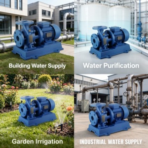 ISW 2HP New Electric Heating Circulation <strong>Air</strong>-cooled Hot Oil Circulating Pipeline Centrifugal Water <strong>Pump</strong> Cast Iron 1.5 kW Flange - Product Image 3