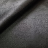 Nouvelle Tendance Prix Usine Tissu Jacquard Noir Formel Confortable à Motifs Floraux pour Vêtements, Costumes et Robes JSD-4294