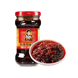 Assaisonnements de chili au goût de Tao Huabi Lao Gan Ma, vente en gros, 280g, sauce chili laoganma