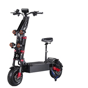 รถพับได้ Road Foldable IP65 60v Obarter X7 สองล้อสำหรับผู้ใหญ่ มอเตอร์คู่แบบไร้แปรงถ่าน รับน้ำหนักได้ 200 กก. แบตเตอรี่ลิเธียม 60AH ควบคุมด้วยระบบดิจิตอล - Product Image 4