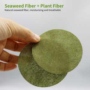Almohadilla <span class=keywords><strong>de</strong></span> Algodón <span class=keywords><strong>de</strong></span> 2 Capas, Biodegradable, No Tejida, <span class=keywords><strong>de</strong></span> Fibra <span class=keywords><strong>de</strong></span> Algas Marinas Verdes, Natural, Antibacteriana, Calmante, para Piel Sensible - Product Image 2