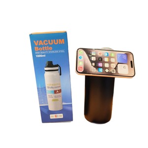 Insulated Water Bottle 1L Stainless Steel Magnetic Phone Holder Sports Outdoor Travel - Product Image 5