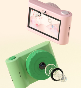 JXJR Appareil photo pour enfants, moderne, élégant et durable, animaux, écran tactile enfant, mini dessin animé, mignon, pas cher, étanche - Product Image 2