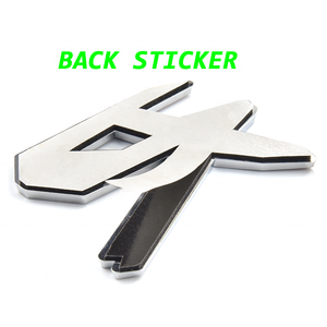 Adesivo 3D in Resina Epossidica con Lettera R Rossa per Auto, Logo per Carrozzeria <span class=keywords><strong>HONDA</strong></span> <span class=keywords><strong>Civic</strong></span> Fit - Product Image 5