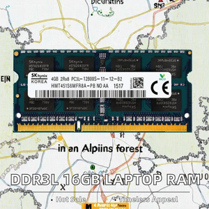 16GB <span class=keywords><strong>DDR3L</strong></span> máy tính xách tay RAM Bộ nhớ <span class=keywords><strong>1600MHz</strong></span> PC3L-12800 1.35V SODIMM NON-ECC 1.35V công suất 16g sản phẩm Chứng Khoán" - Product Image 2