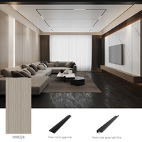 Panneau mural WPC imitation bois pour revêtement mural intérieur, idéal pour les halls d'hôtel, les bureaux, les cafés, les appartements
