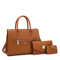 Ensemble de sacs à main 3 en 1 personnalisés, sacs à main en cuir PU pour femmes, sacs à main de créateurs pour femmes, pour le shopping, les voyages, les rendez-vous