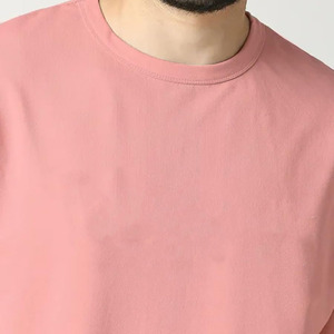 Ensemble assorti pour homme en coton 100 % respirant, léger, col rond, manches courtes, couleur unie, pour un usage quotidien estival. - Product Image 6