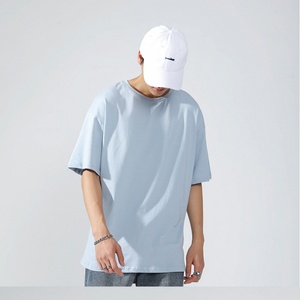เสื้อยืดทรงหลวมแบบดรอปโชว์เดอร์ 180gsm ผ้าคอตตอน 100% คุณภาพดี เหมาะสำหรับสตรีทแวร์ ผู้ชาย สั่งทำได้ แห้งเร็ว ระบายอากาศได้ดี - Product Image 3