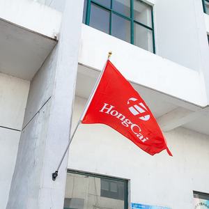 Телескопический ручной сигнальный флаг Регулируемая длина Цветная Печать Летающий флагшток 5 футов - Product Image 3