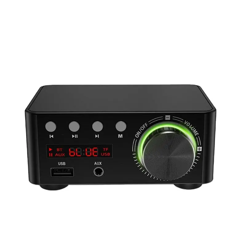 Lonten TPA3116 Class D 5.0 HIFI 2x50w Stereo Amplifier Home Amplifier Support USB TF Card RCA AUX USB Stick LT Ce