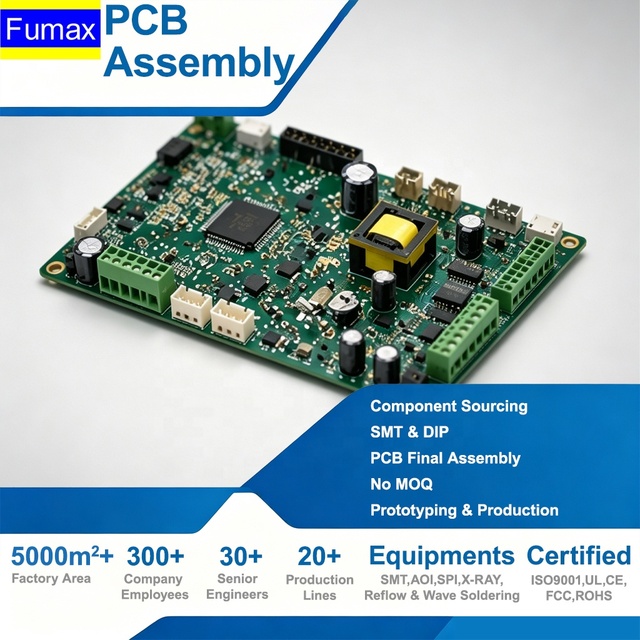 Low Volume High Mix Turnkey PCBA Service Prototype Contract Electronic Manufacturing PCB Assembly