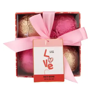 Ontspannen Vakantie Luxe Spa Gift Set Bal Organische Fizzy Valentijnsdag Producten Bad Bom