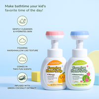 Savon moussant pour les mains pour enfants Flower Stamp, 250 ml/8,45 fl oz, pour peaux sensibles, hydratant et doux