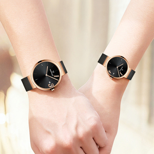 Montre couple Mark Fairwhale à quartz, cadran « 13.14 Love », étanche 3 ATM, bracelet en acier, ensemble montres pour elle et lui, FW-3220 - Product Image 3