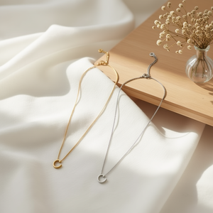 Collana in Acciaio Inossidabile a Catena C, Girocollo alla Moda, Gioielli 6mm 12 Pezzi Acero Ref45893 - Product Image 2