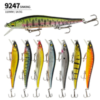 Leurre coulant 115 mm 14,5 g, crankbait professionnel, wobblers, appât artificiel pour perche, brochet, carpe, leurre nageur, lancer longue distance, pêche Pesca