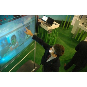 75Inch Linh Hoạt Máy Chiếu Tương Tác Màn Hình Cảm Ứng Lá Cảm Ứng Phim 3d Ba Chiều Showcase Màn Hình Trong Suốt - Product Image 4