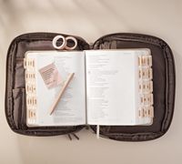 Sac fourre-tout biblique étanche de luxe pour femmes étui de transport souple et gonflé accessoire cadeau chrétien pour dames