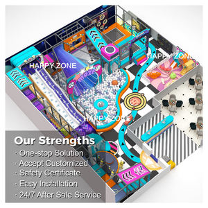 Parque de Juegos Modular de Lujo con Certificación Nórdica de Seguridad para Niños Pequeños, Equipo de Juego Suave para Áreas de Actividades Familiares Profesionales - Product Image 2
