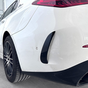 Mercedes-Benz C-Class W206 S206 Rear Air Blade <b>Decal</b> Piano Black ABS Adhesive Modification Part - Product Image 1