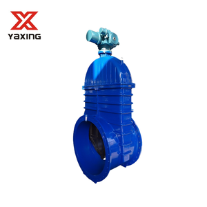 Large Diameter Motorized Gate Cast Steel <b>Flange</b> Resilient Seat DN700-DN1200 Water Actuator A27 Cast Gate - Product Image 6