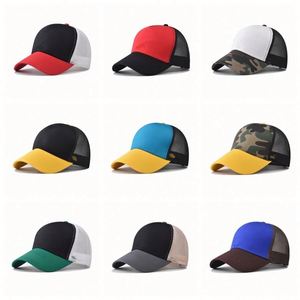 2024 New Trendy Multi-Color Cotton Mesh Trucker <b>Hat</b> Sporty Leopard Custom Logo Embroidery Breathable Two-Tone Blank Baseball <b>Hat</b> - Product Image 6